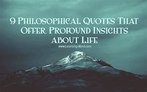 9 Philosophical Quotes That Offer Profound Insights about Life ...