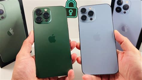 iPhone 13 Pro Max Alpine Green vs Sierra Blue Color Comparison - YouTube