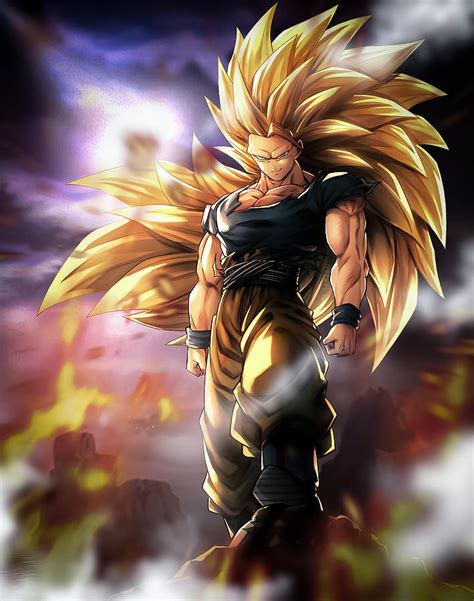 Super Saiyan 3 Goku Digital Art by Lac Lac - Fine Art America