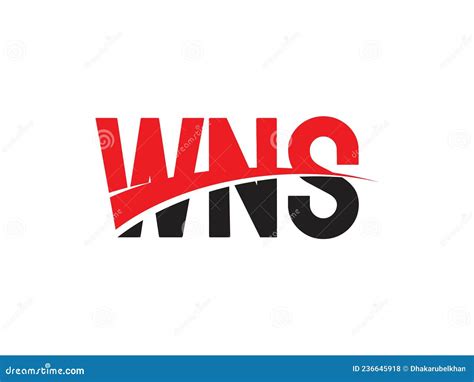 WNS Letter Initial Logo Design Vector Illustration Stock Vector - Illustration of concept, mark ...