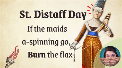 St. Distaff Day (According to a 17th Century Poem) and How to Spin with ...