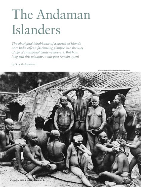 (PDF) The Andaman Islanders | Sita Venkateswar - Academia.edu