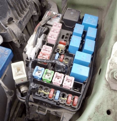 Fuses and relays Hyundai Getz (TB), 2002 - 2011