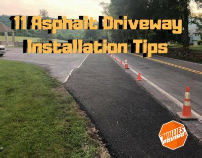 11 Simple Steps To Help With Asphalt Driveway Installation