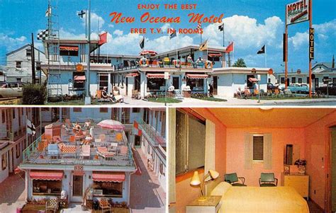 Seaside Heights New Jersey multi-views new Oceana Motel vintage pc ...