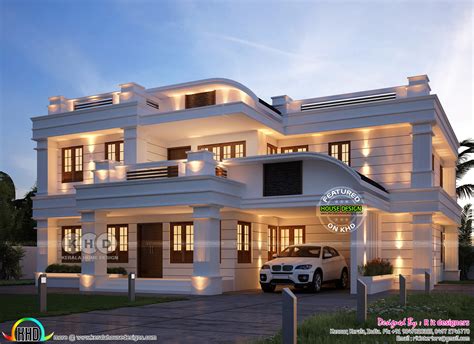 5 bedroom grand and stylish Kerala home design - Kerala Home Design and ...