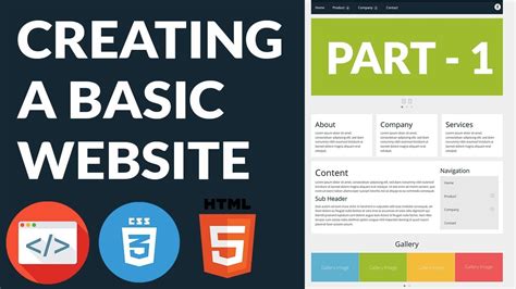 Creating a Basic Website - Part 1 - Practical Web Design Series ...