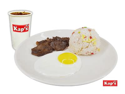 Tapsilog (Sweet & Spicy) w/ Drink (S3) - Kaps Tapsi