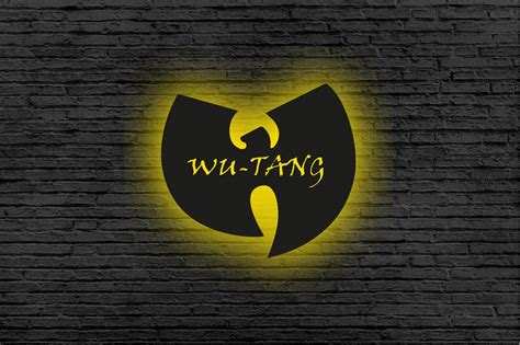 WU-TANG Logo Led Sign Lighted Wu-tang Decor Led Light Frame Home Custom ...