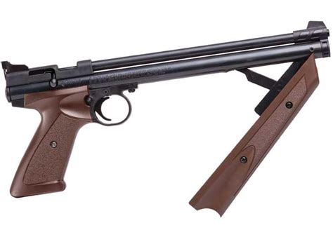 Crosman 1377C / PC77 Pellet Pistol, Brown | Airgun Depot