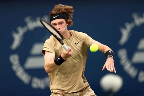 "Andrey Rublev has won like 25 ATP 500 titles and hasn't been able to climb much" - Denis ...