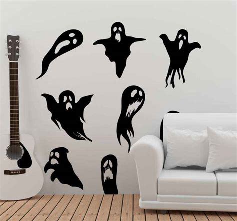 Ghosts halloween wall sticker - TenStickers