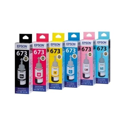 Epson Inkjet Series Printers Refill Ink Set (Original) for L805/L1800/L800