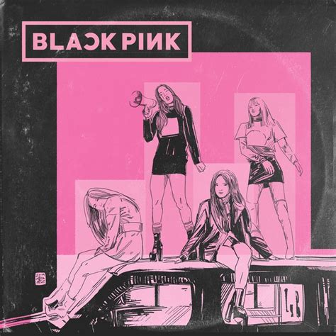 Black Pink Vinyl Album [Fan Art] : BlackPink | Blackpink poster, Pink posters, Retro poster