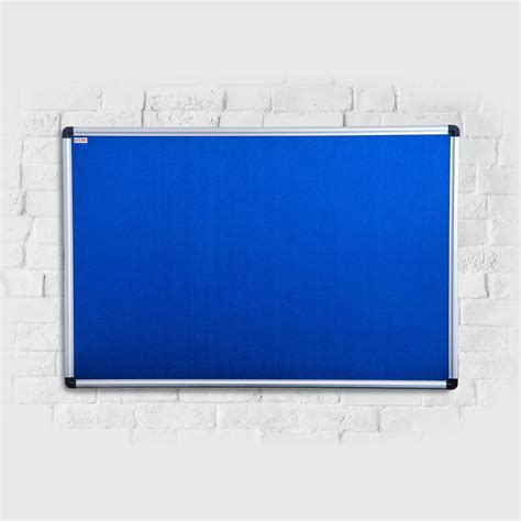 Viztex® Fabric Bulletin Board with an Aluminium frame - 18" x 24 ...