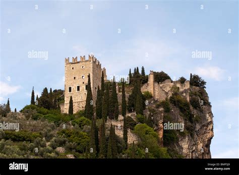 Arco, Italy (Castle Stock Photo - Alamy