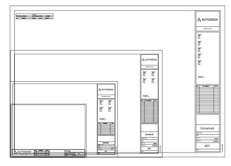 Autocad Title Block Template A3