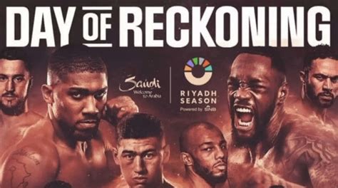 Day of Reckoning Boxing Card Set for December 23 - Betting Insider Journal