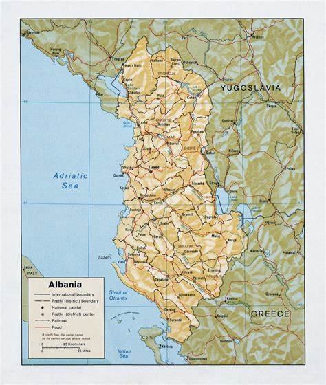 Maps of Albania | Albania detailed map in English | Tourist map ...