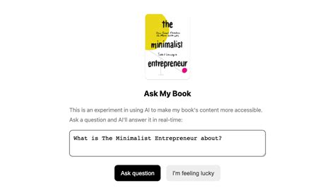 Ask My Book