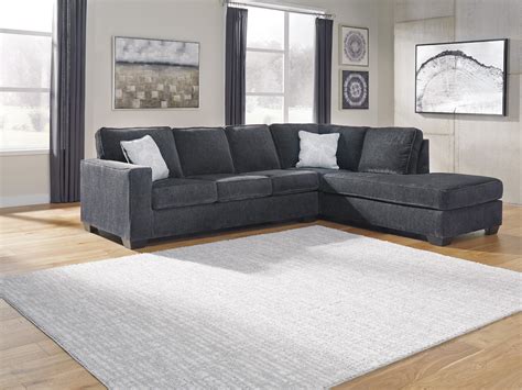 Ashley Altari Modern Sectional Sofa- Slate Color