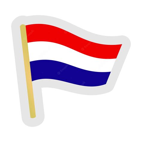 Premium Vector | The national flag of netherlands. vector flag illustration.