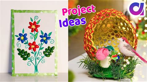 5 Best out of waste diy crafts ideas | Project ideas | Artkala ...