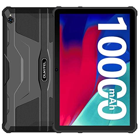 Rugged Tablet Android 11, OUKITEL RT1 10000mAh Large Battery 10.1 inch ...