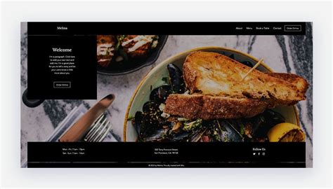 30+ of the best new Wix templates | Food website, Breakfast cafe ...