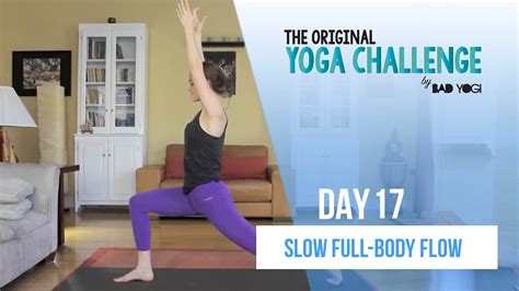 Original Yoga Challenge: Day 17 - Slow Full Body Flow (Beginner) - YouTube