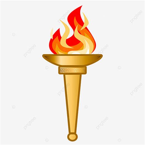 Olympics Torch Clipart Transparent PNG Hd, Classic Olympic Torch Icon ...