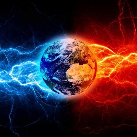 the earth is surrounded by electric discharges