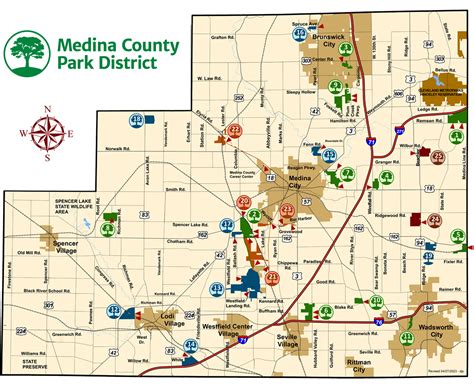 Medina County Parks Map