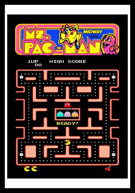 80s Classic Ms. Pac-Man - Retro Game Cases 🕹️