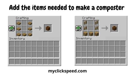 How to Make a Composter in Minecraft? | My Click Speed