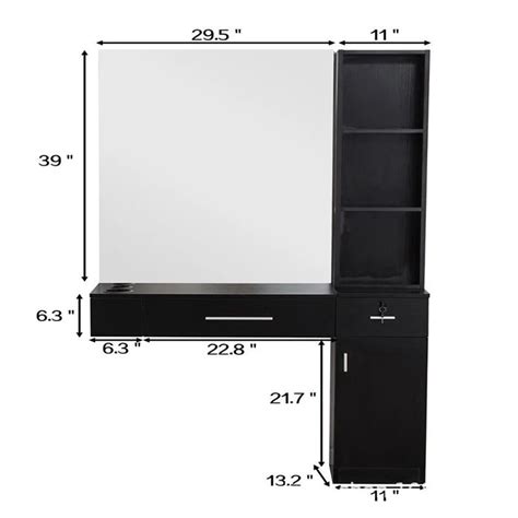 Hot Sale Hair Salon Styling Mirrors Barber Station Mirrors Barber Mirror Table - Buy Barber ...