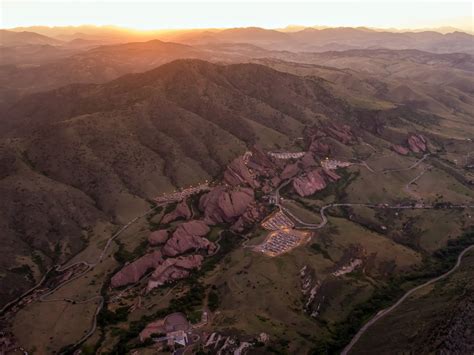 Red Rocks Sunset - ImageWerx Aerial & Aviation Photography