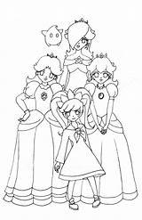 Princess Peach Printable Coloring Pages sketch template