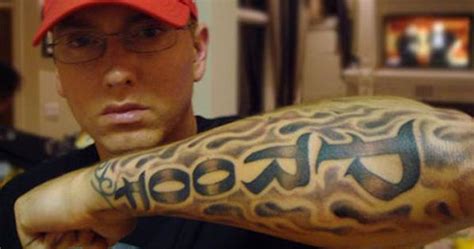 Eminem Proof Tattoo | Celebs with Tattoos | Pinterest | Friends, Eminem and Best friend tattoos