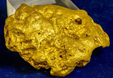 Alaska Giant Gold Nugget in the Shape of Australia! 38.39ozs 109060 - Holabird Western Americana ...