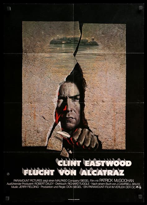 Escape from Alcatraz (1979) Original German A1 Movie Poster - Original Film Art - Vintage Movie ...