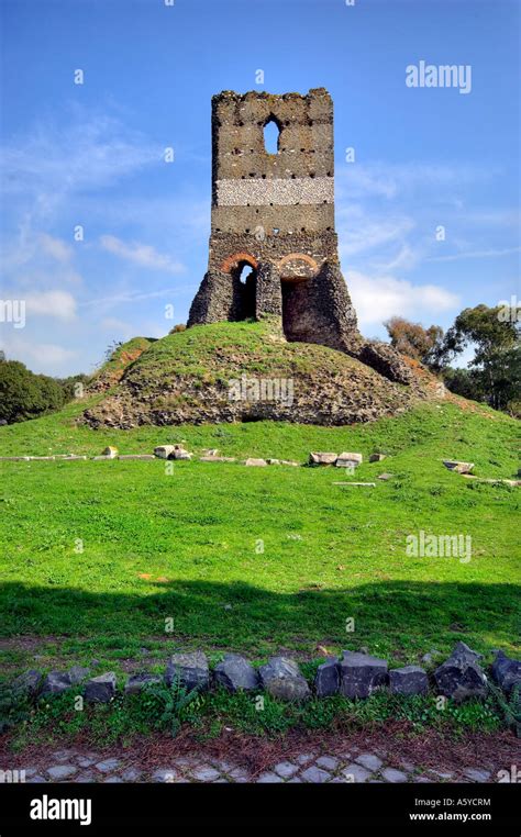 torre selce, along the appian way. rome, italy Stock Photo - Alamy