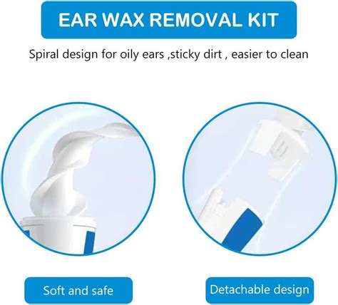 Ear Wax Remover, Spiral Ear Wax Removal Tool, Reusable Earwax Removal ...