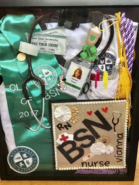 Nursing school shadow box #RN #BSN | Nursing school gifts, Medical school graduation party ideas ...