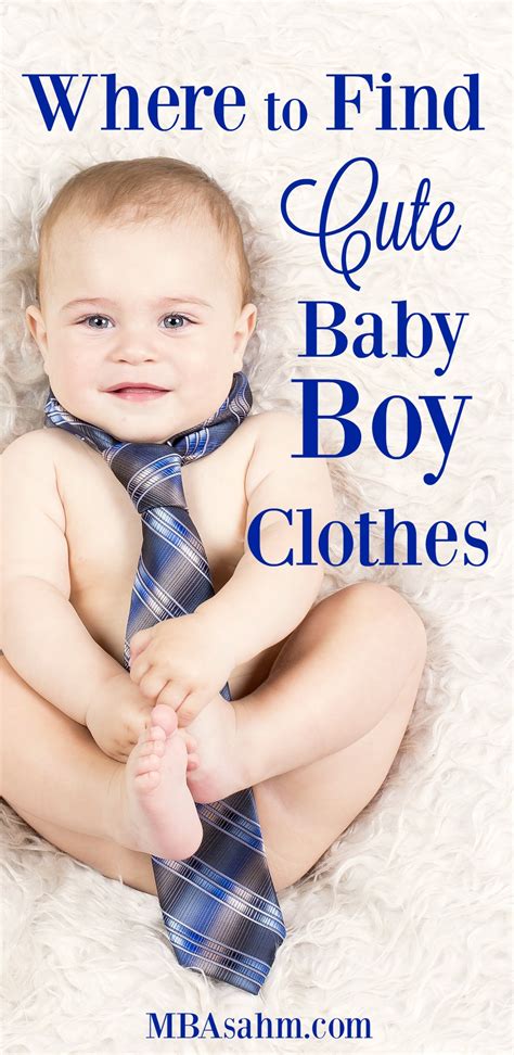 Where to Find Cute Baby Boy Clothes - MBA sahm