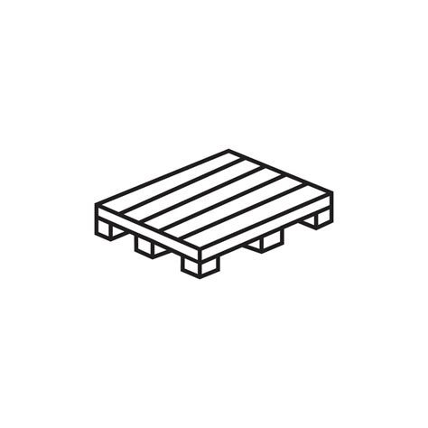 wooden pallet icon 10823240 Vector Art at Vecteezy