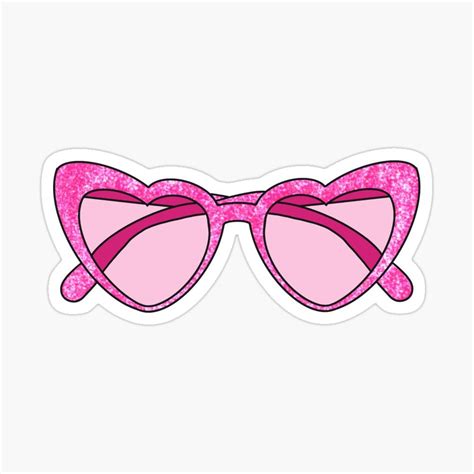 "Sparkly glasses" Sticker for Sale by Madelyn Davidson | Barbie ...