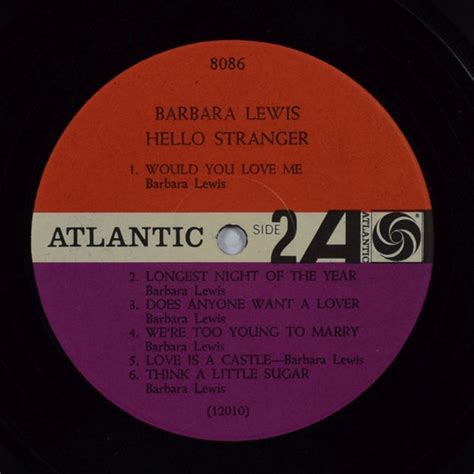 Barbara Lewis | Hello Stranger – Rasputin Records