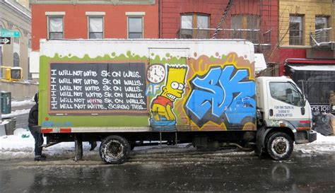 NYC Corners: Graffiti Truck [Greenwich Village] (February 2013)