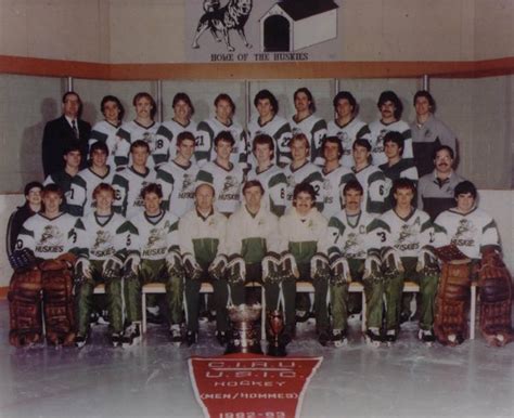 1983 University of Saskatchewan Huskies Hockey Team - Saskatchewan ...